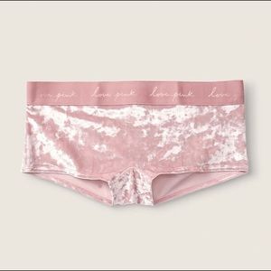 Victoria secret Damsel pink velvet shortie